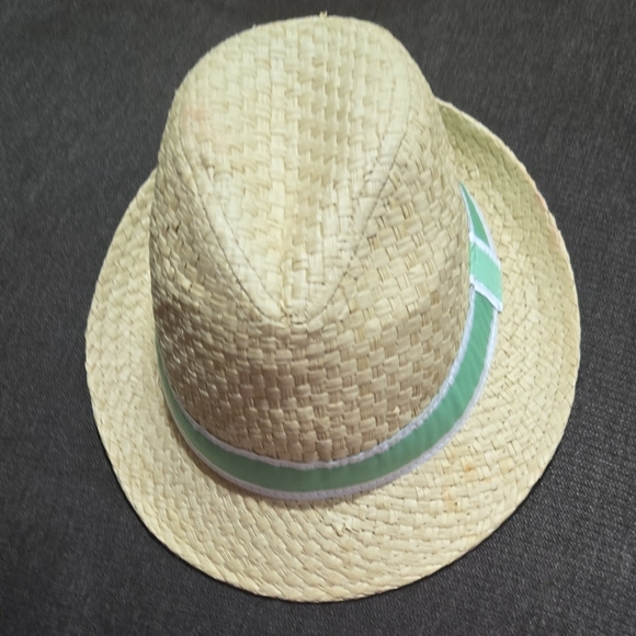 Janie and Jack Natural Straw Hat 6 To 12.months - Picture 1 of 4